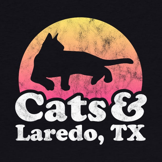 Cats and Laredo Gift for Men, Women, Kids by JKFDesigns